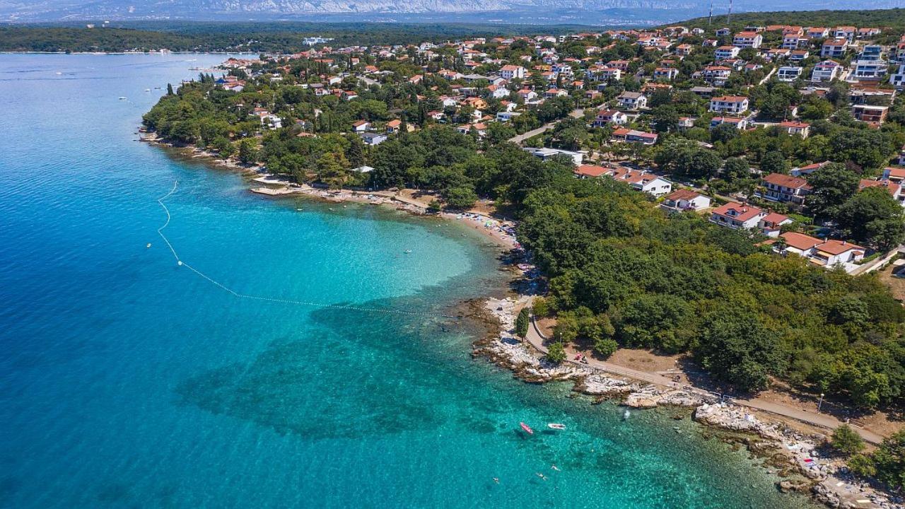 Njivice, Otok Krk, Apartman Dora Экстерьер фото